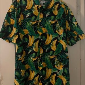 Old Navy banana print shirt XL Tall